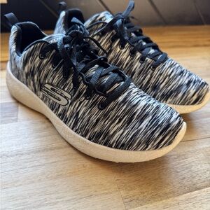 Skechers Monochrome Knit Sneakers